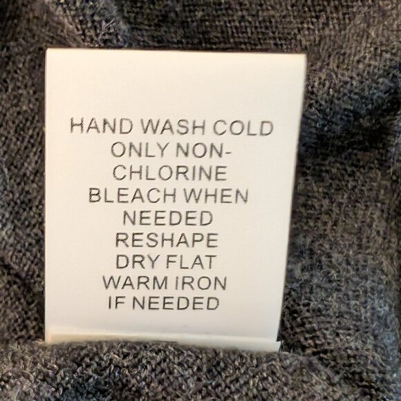 41 Hawthorn Crossover Long Sleeve Sweater Dark Gray Size XL - Picture 10 of 10